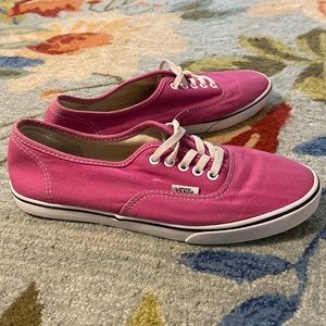 Vans Authentic Lo Pro- Pink- Women’s 7.5/ Men’s 6